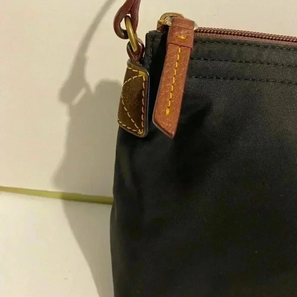 Dooney & Bourke  small Black nylon/  hobo bag